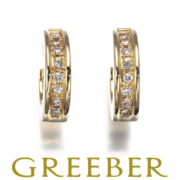 ミキモトペルリータ ピアス ダイヤ ダイヤモンド 0.05ct/0.05ct フープ  