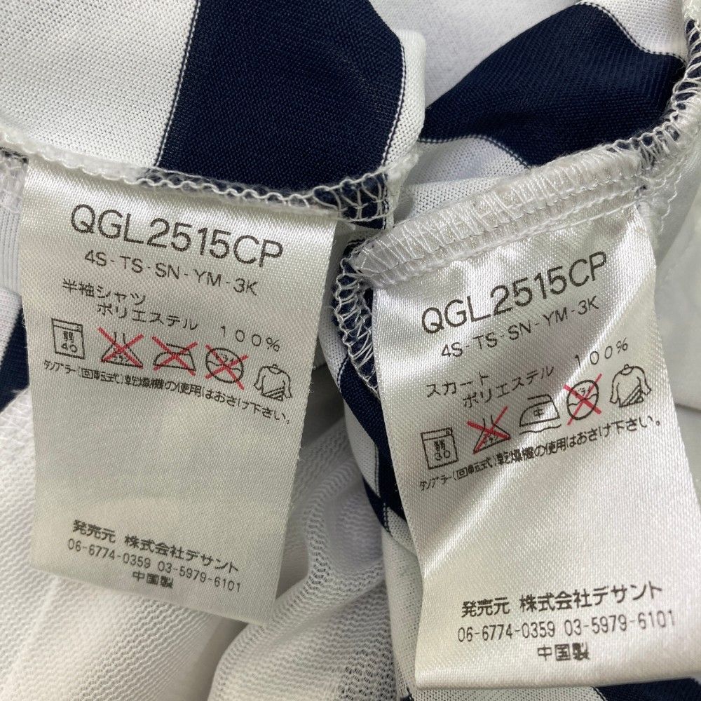 サイズ：M LE COQ GOLF ルコックゴルフ 半袖ポロシャツ スカート