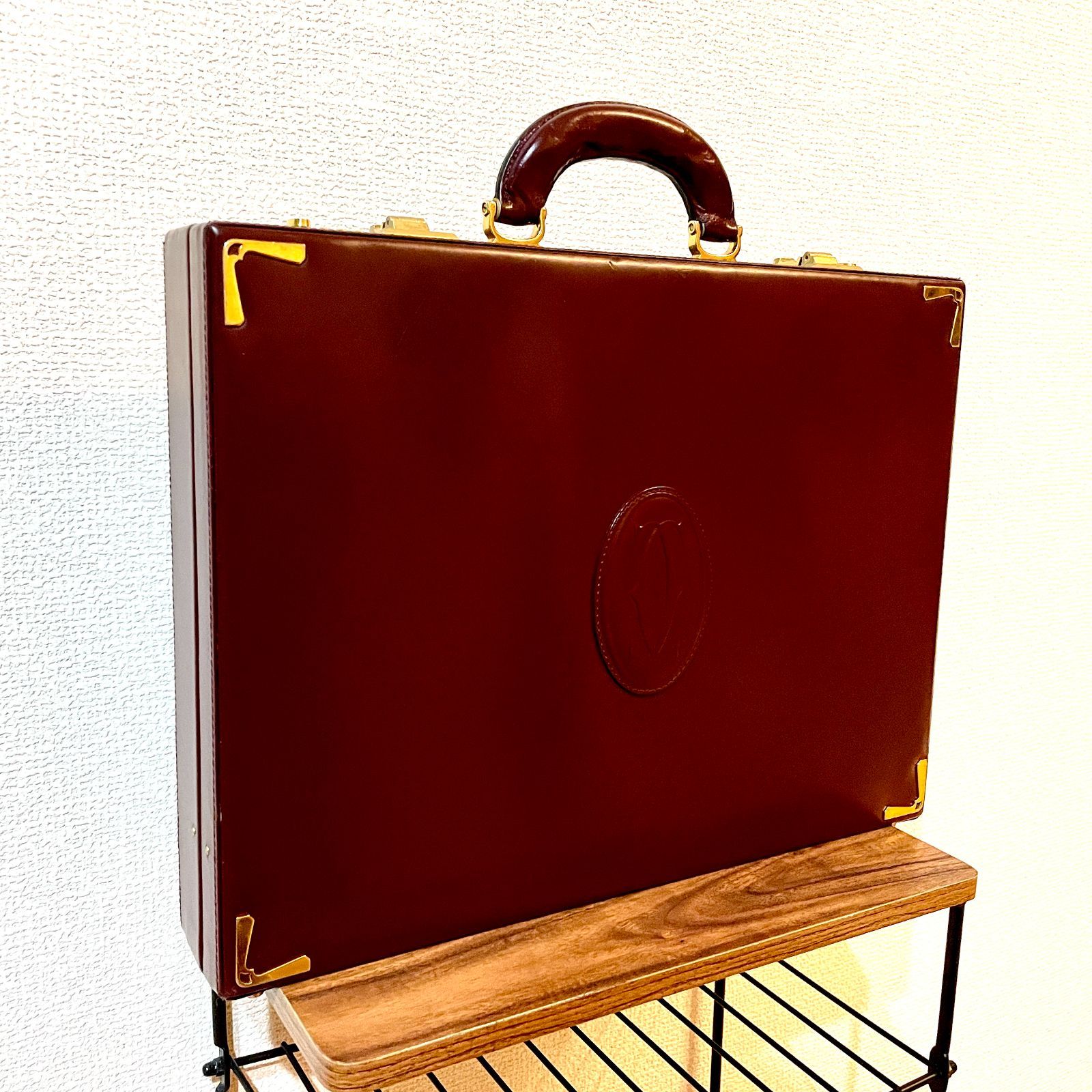 【極美品】Cartierカルティエ ビジネスバッグ ブリーフケース マストライン 極美品】Cartierカルティエ ビジネスバッグ ブリーフケース