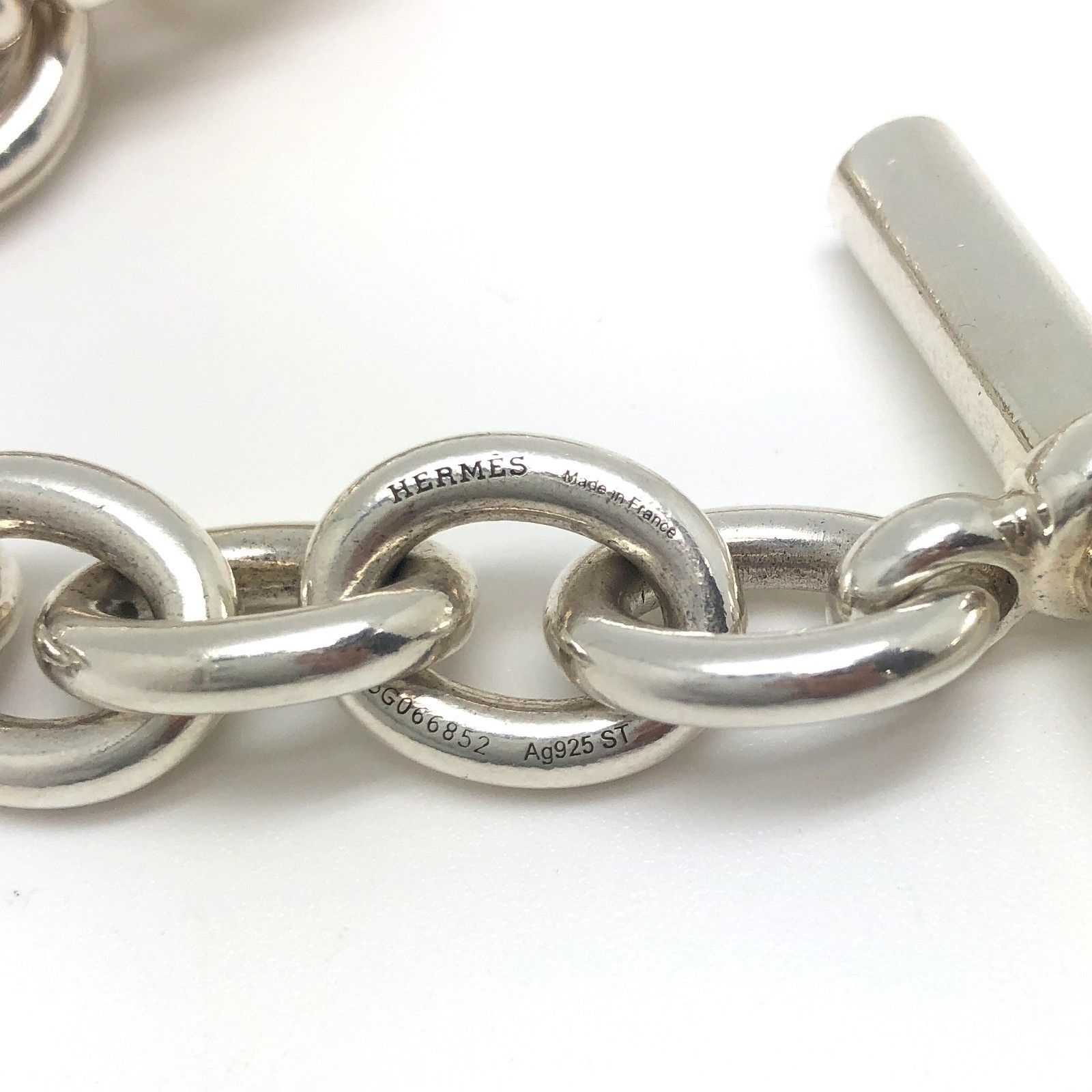 HERMES エルメス Chaine d'Ancre Parade GM Bracelet シェーヌダンクル パラードGM ブレスレット Ag925  SILVER - メルカリ