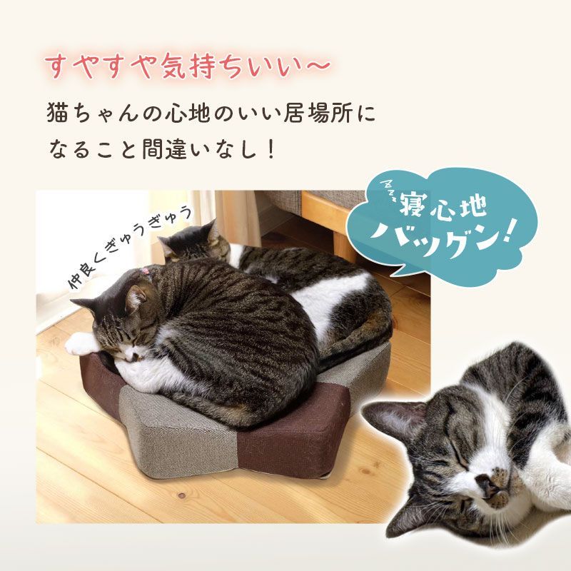 猫 爪とぎ 爪研ぎ つめとぎ ベッド カスが出ない ペットベッド