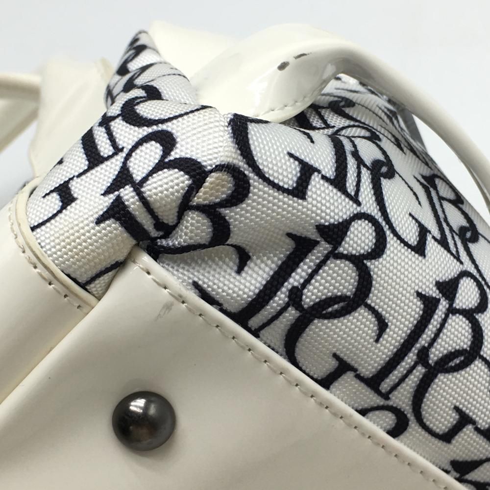 マークアンドロナ カートバッグ ライトグレー カモフラ柄地模様 スカル