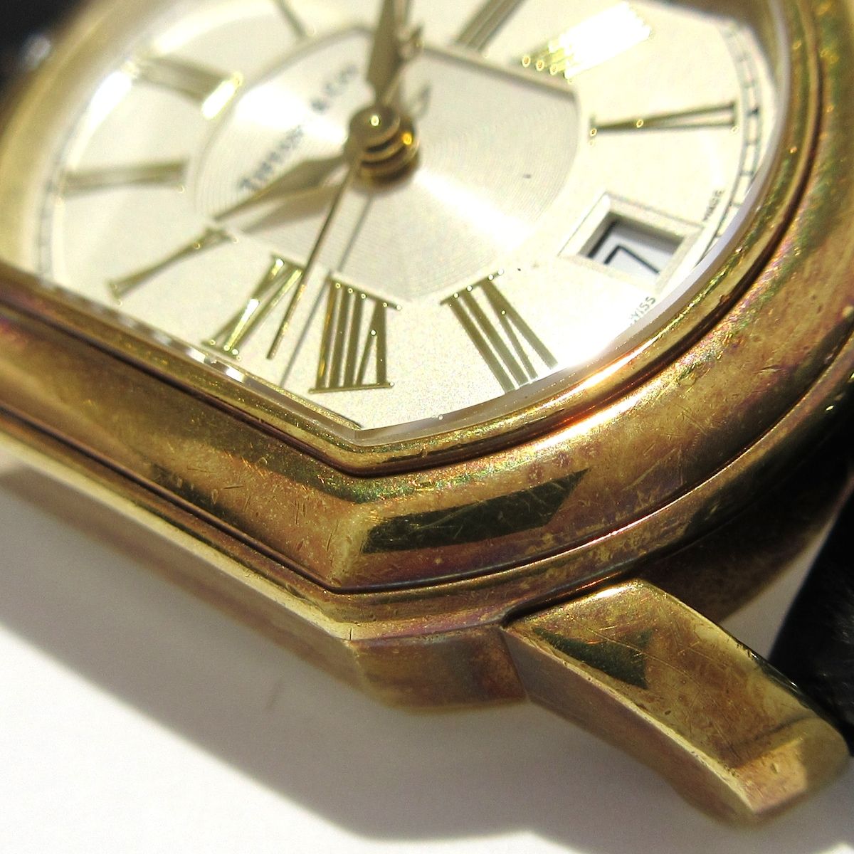 TIFFANY&Co.(ティファニー) 腕時計 マーククーペ レディース K18YG/裏  