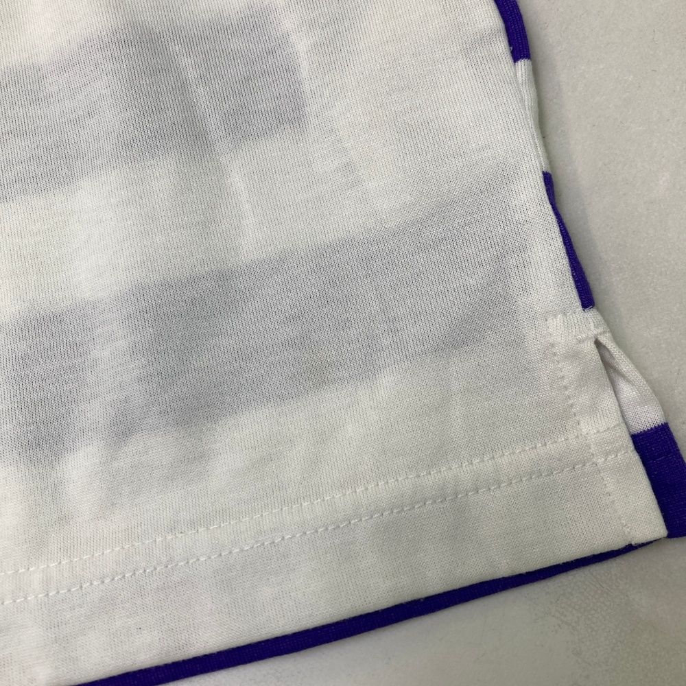 サイズ 1 PEARLY GATES パーリーゲイツ 2025年モデル 半袖ポロシャツ ボーダー柄 パープル系 240101338393 ゴルフウェア レディース ストスト USTAUSTRALIA_COM_AU