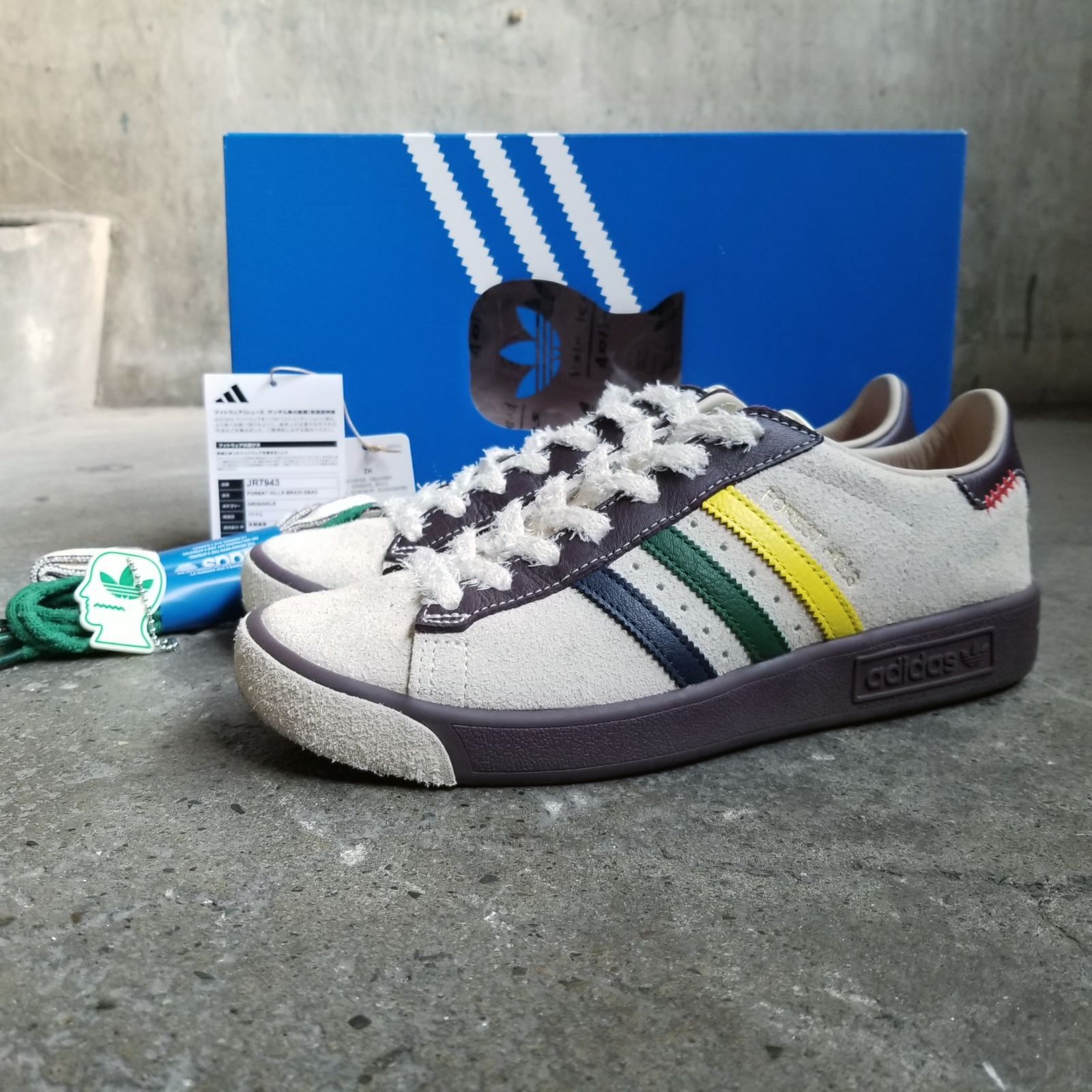 adidas Originals × BRAIN DEAD 25ss FOREST HILLS 26㎝ CREAM