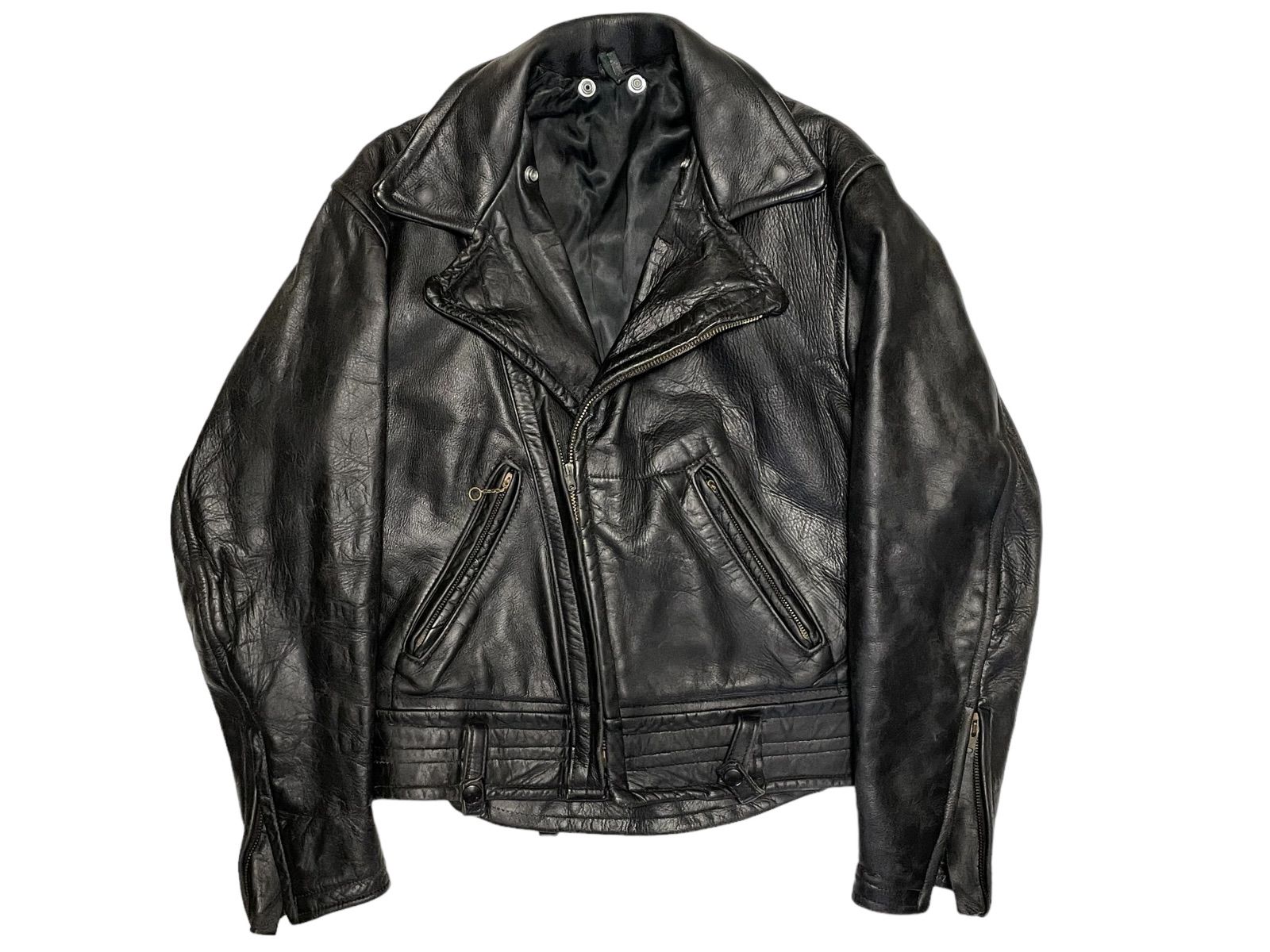 CAL LEATHER キャルレザー CHP ダブル レザー ライダースジャケット