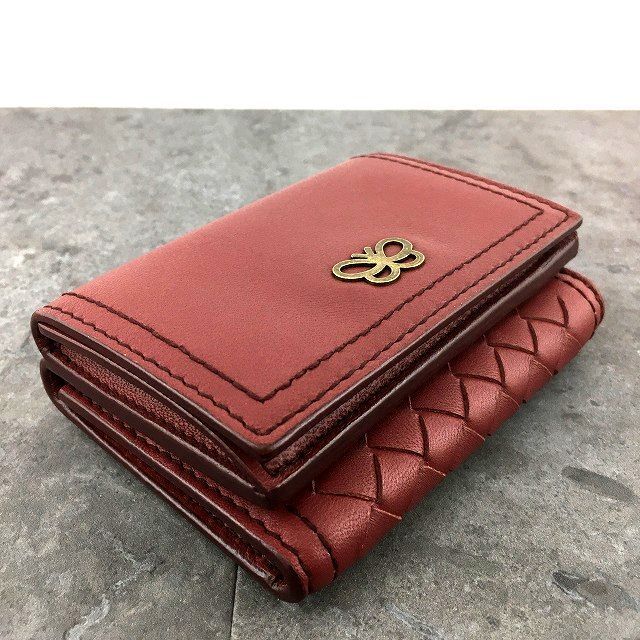 537 送料込み！ 極美品 BOTTEGAVENETA コンパクトウォレット