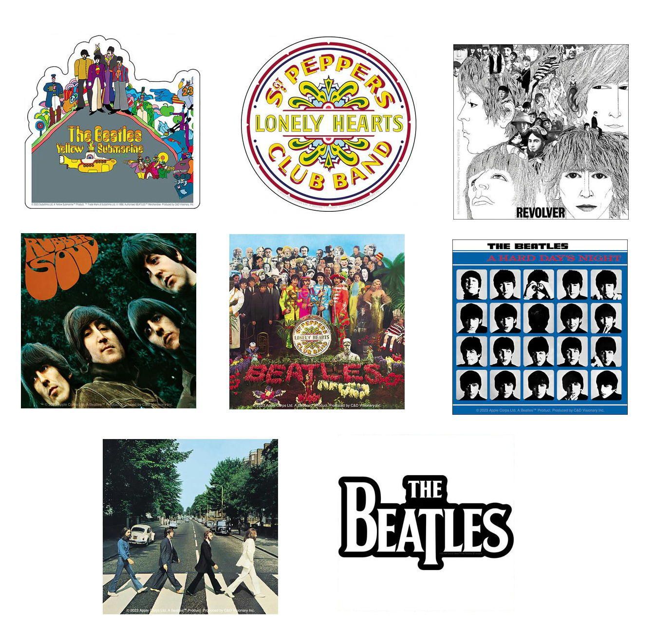 ザ・ビートルズ ステッカー The BEATLES 正規品 Sticker 8枚