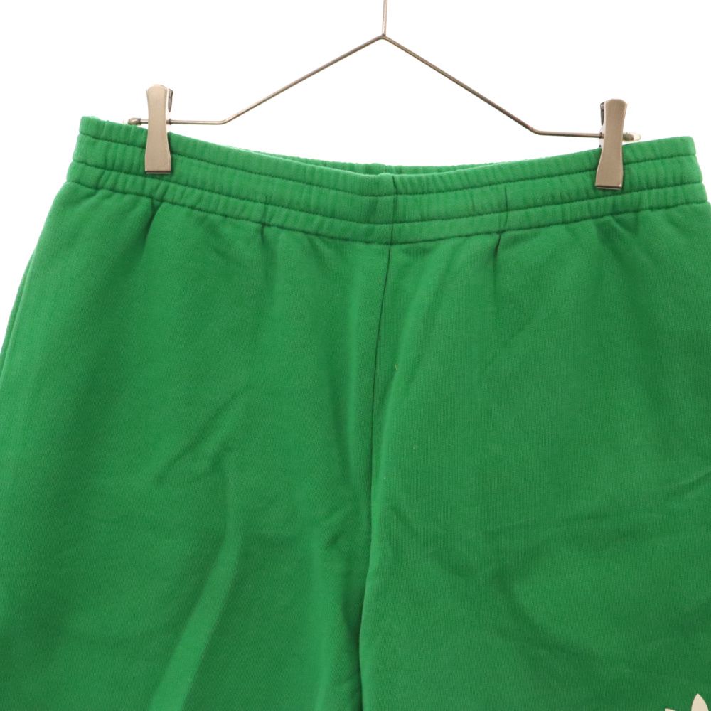 GUCCI (グッチ) ×adidas Cotton Shorts 691640 XJEKQ ロゴパッチサイド 