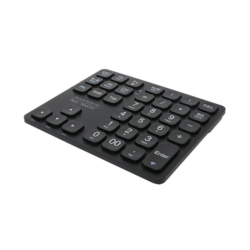 MCO Bluetooth 十字キー付き ワイヤレス テンキー ブラック Z1708 1