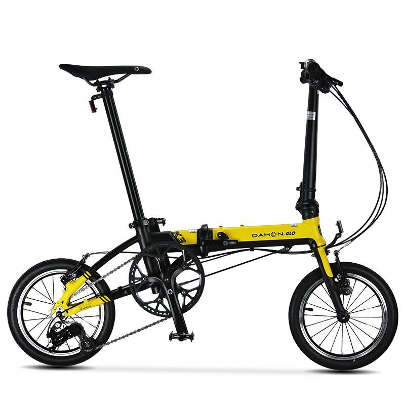 送料込み ダホン 14インチ 3速 折りたたみ自転車 k3 14インチの
