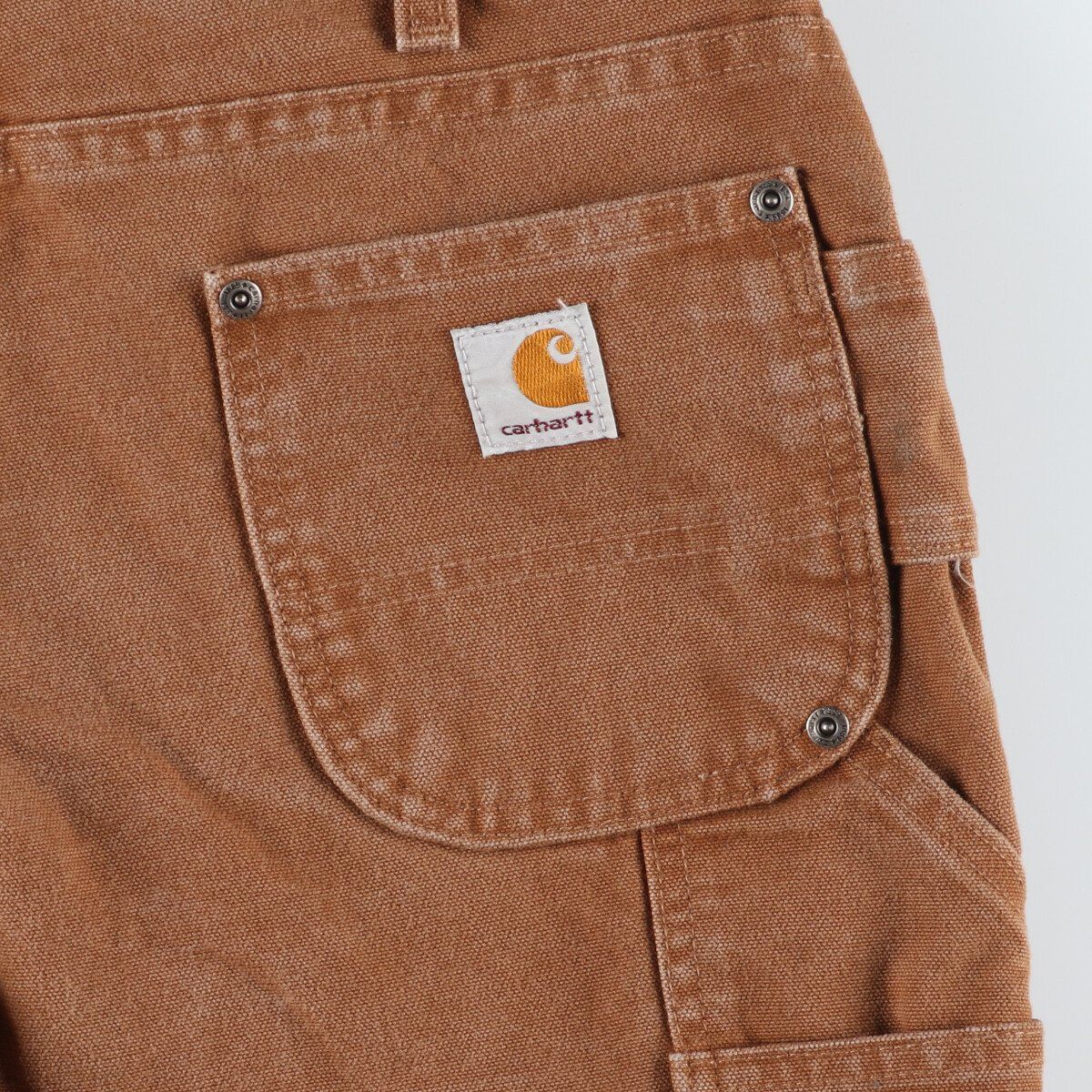 古着 カーハート Carhartt ダブルニー ダック地 ペインターパンツ レディースL(w27)/eaa360065