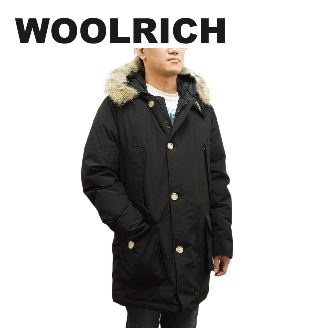 WOOLRICH ウールリッチ CFWOOU0482MRUT0001-BLK ARCTIC DETACHABLE FUR PARKA ダウンコート メンズ