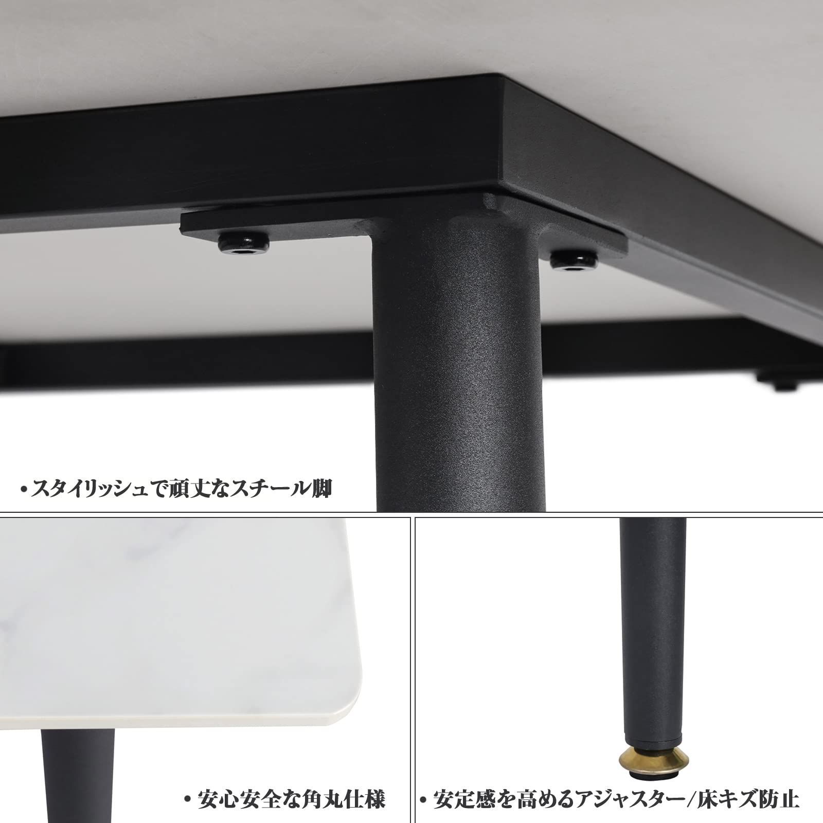 デスク 高さ70cm 大きめ 120 グレー 業務用 おしゃれ 兼用 机 ダイニングテーブル ダイニングテーブル モダン リビング 4人 頑丈 単品 食卓テーブル 耐熱 大理石 UNHO MARWIL-DEMENAGEMENTS_CH