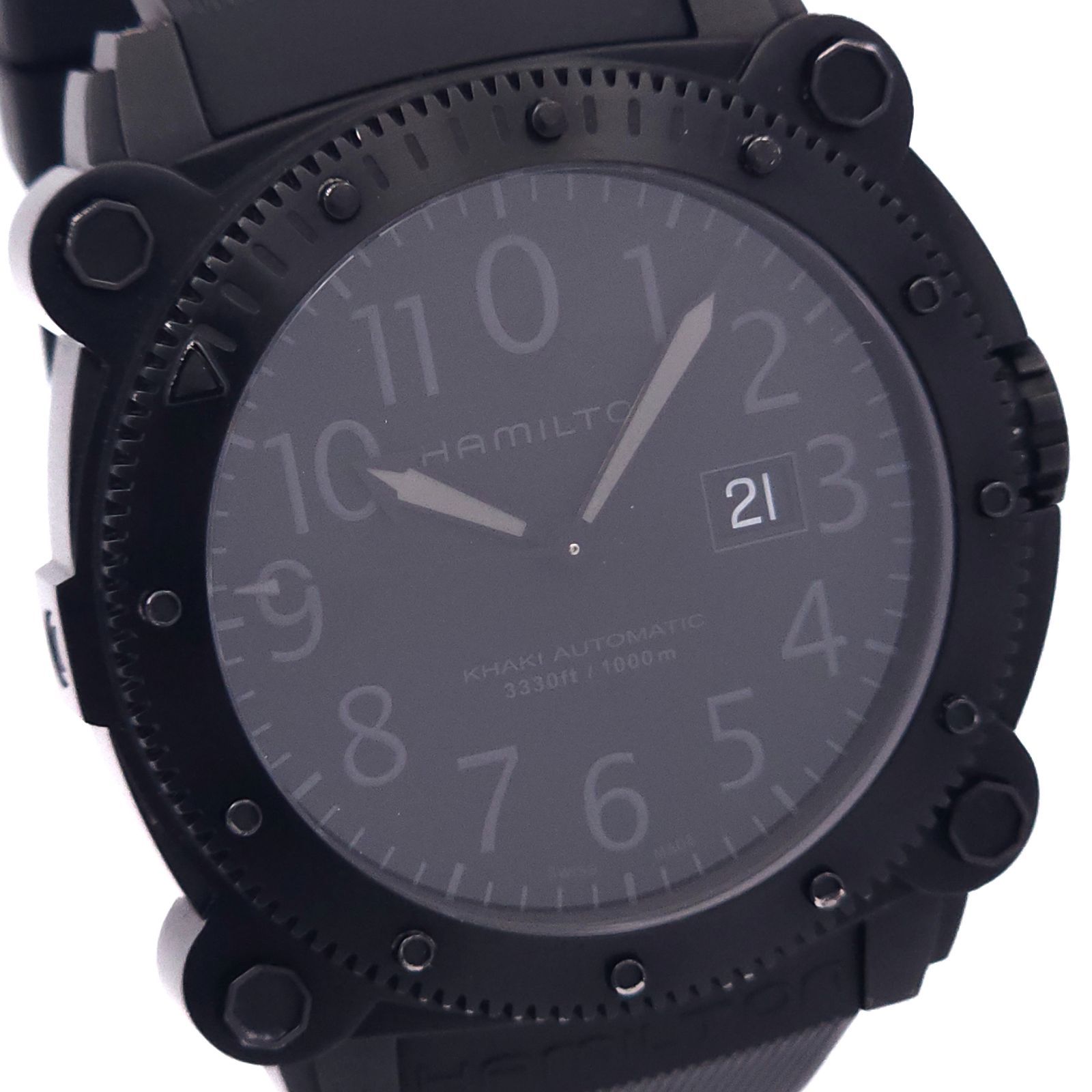 楽天市場】HAMILTON ハミルトン H785850 カーキ ビロウゼロ 自動