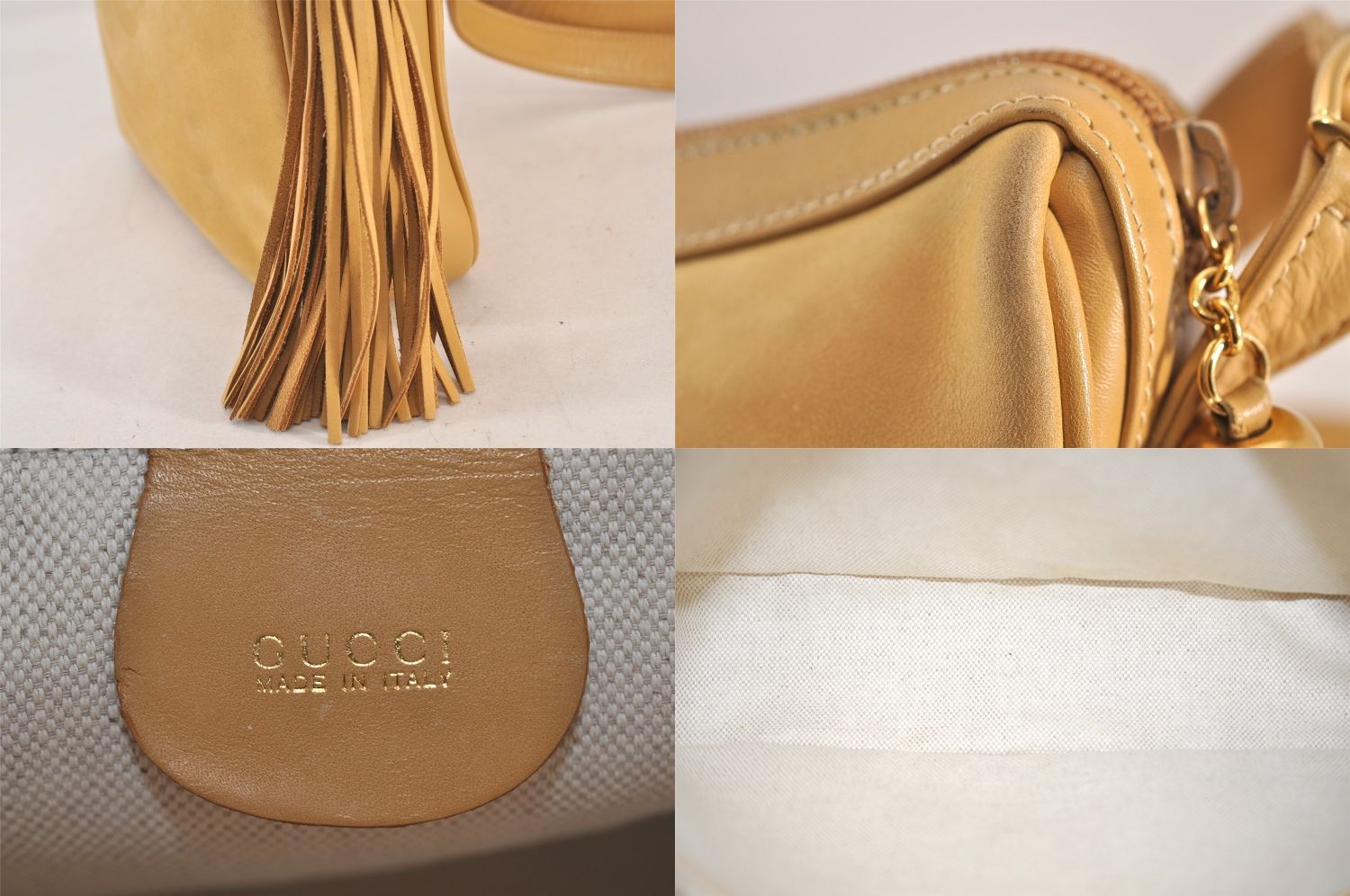 GUCCI グッチ タッセル ショルダークロスボディーバッグ 財布