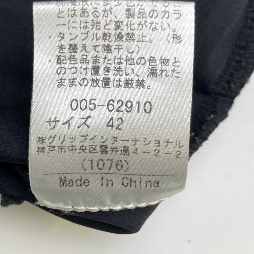 サイズ：42 MUNITALP ムニタルプ ノースリーブ ジップワンピース