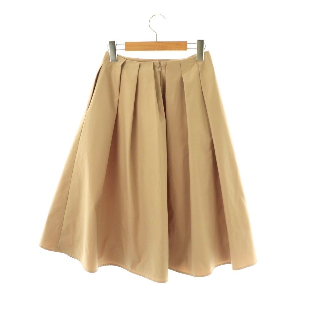 エムプルミエ M-Premier COUTURE タックフレアスカート ミモレ ロング  