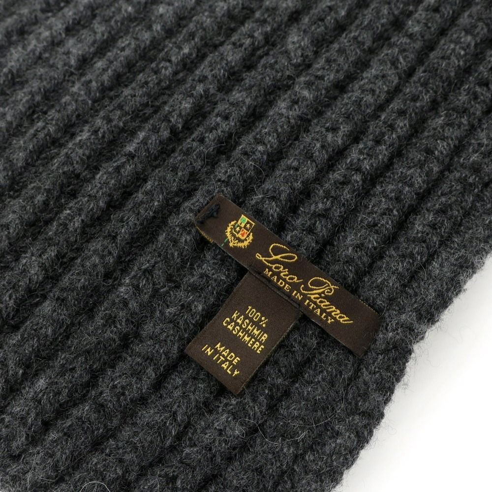 中古】ロロピアーナ Loro Piana ローゲージカシミヤ ニットマフラー 