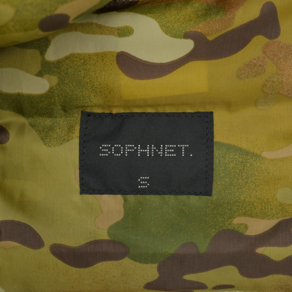SOPHNET.】13AW SOPH-134071 2 LAYER WOOL MOUNTAIN DOWN PARKAダウン  