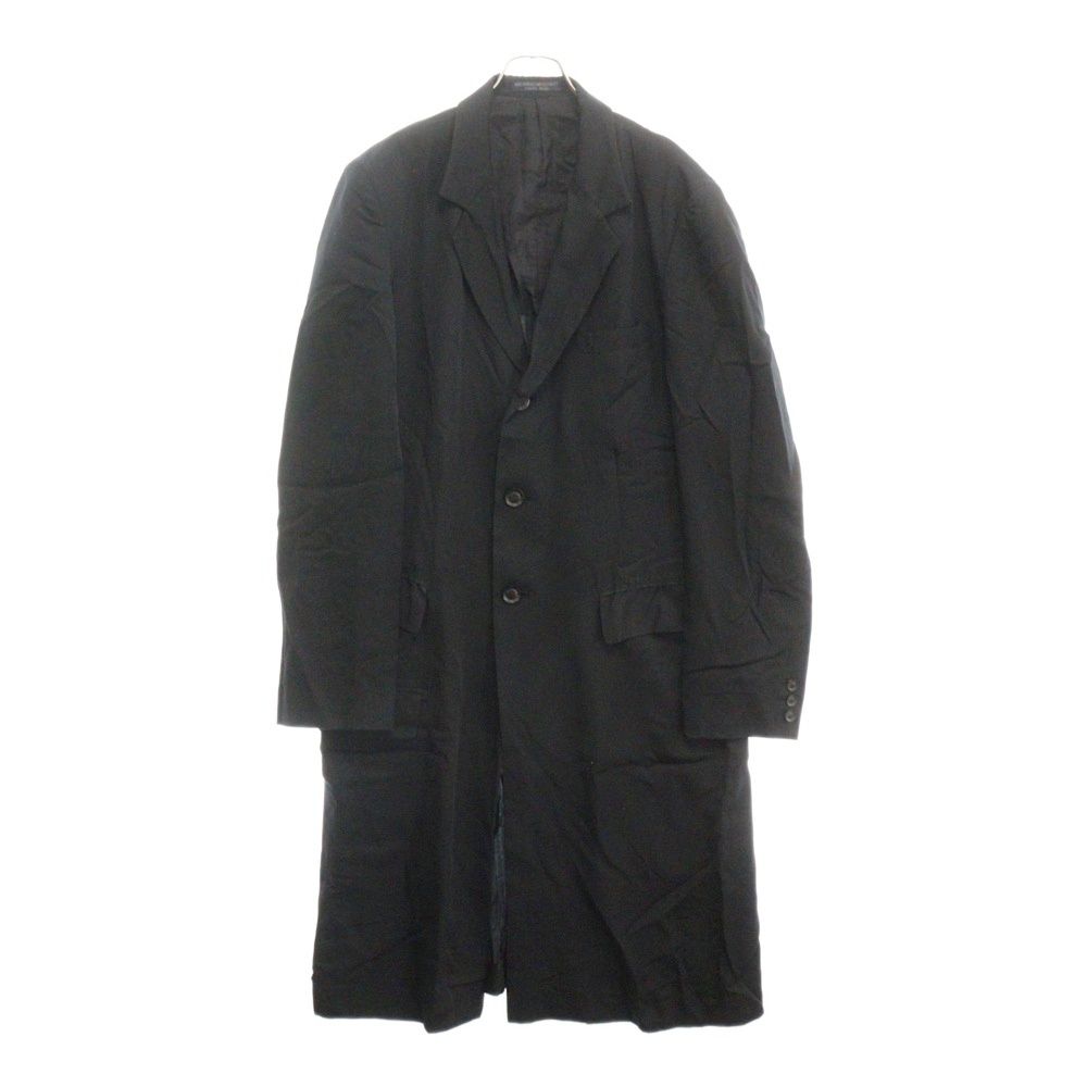 REGULATION Yohji Yamamoto MEN (レギュレーションヨウジヤマモトメン) 20SS ウールギャバチェスターコート ブラック HN-J03-240
