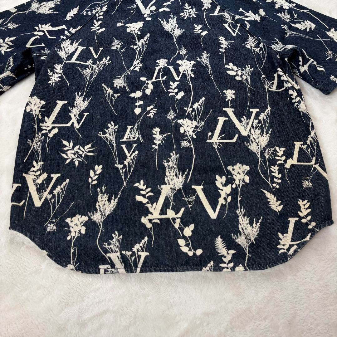 LVリーフデニム ベースボールシャツ