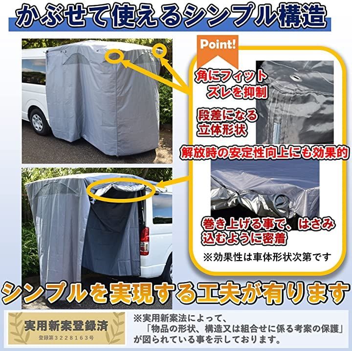 日除けに かぶせ型