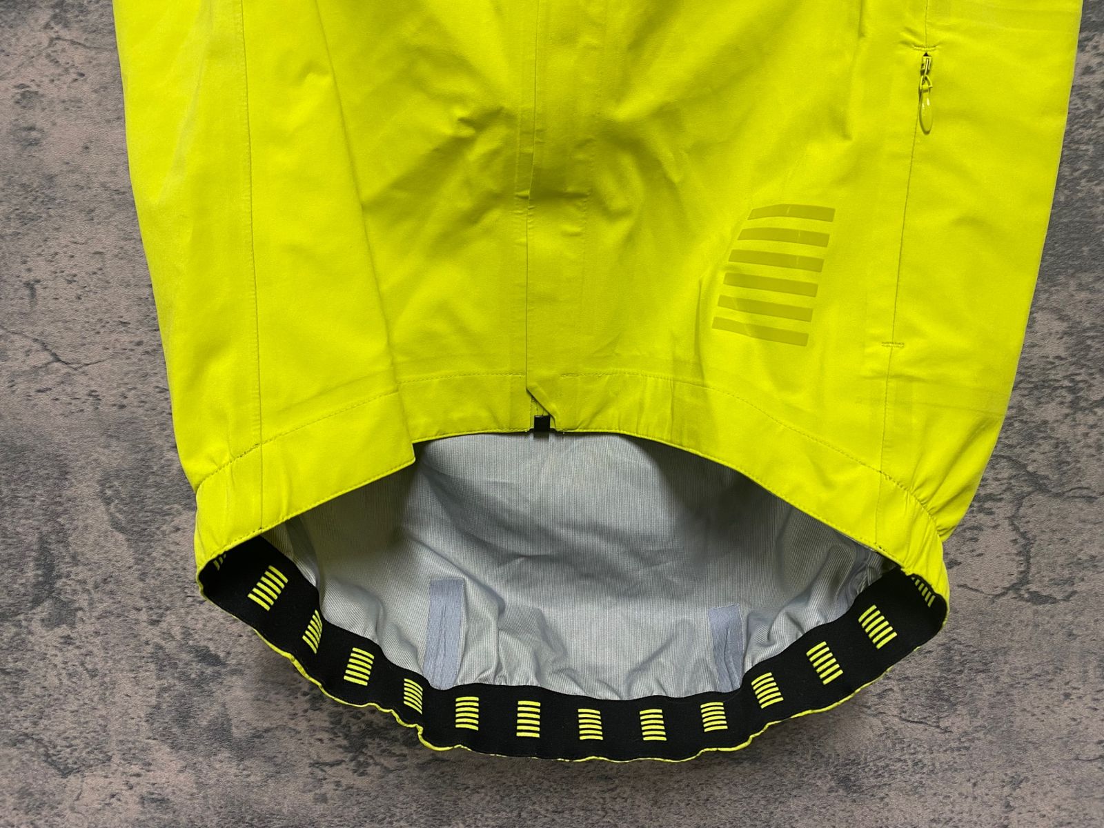 JG344 ラファ Rapha PRO TEAM RAIN GILET サイクルベスト ジレ 黄 S 
