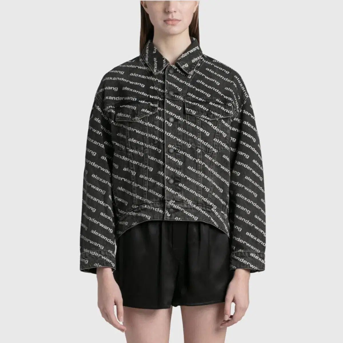 Alexanderwangロゴデニムジャケット Alexander Wang ロゴ デニムジャケット 通販 - FARFETCH