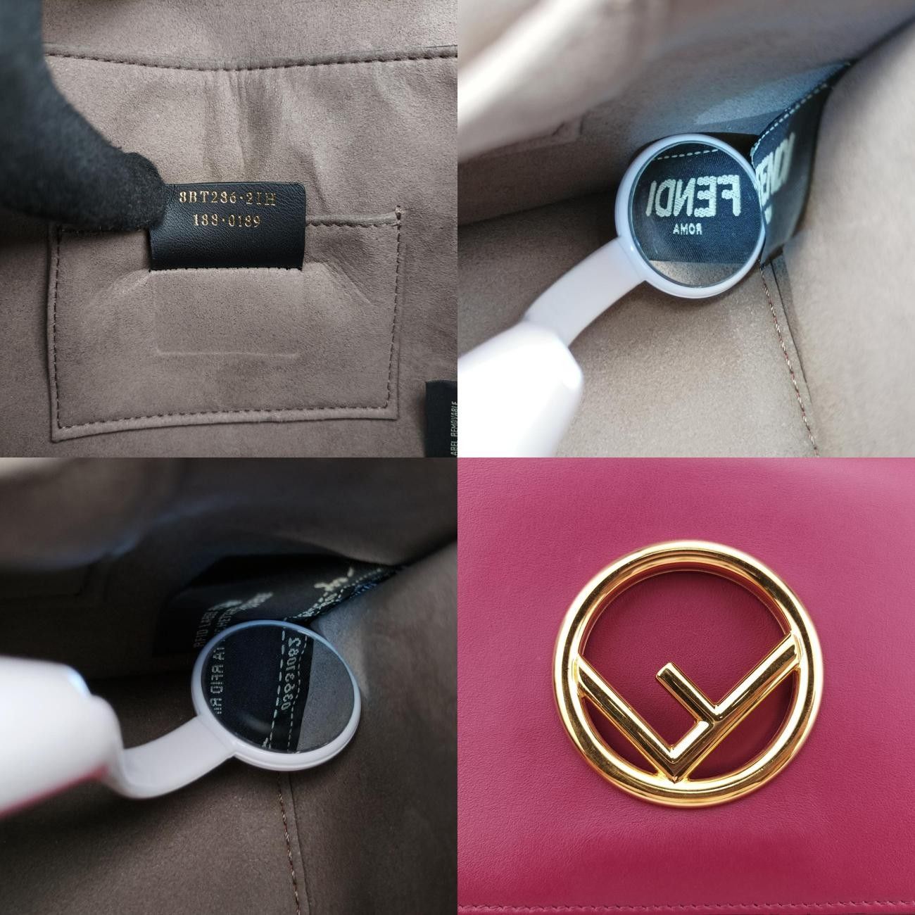 フェンディFendiキャナイエフレッドレザー8BT2868BT286.2IH 188.0189