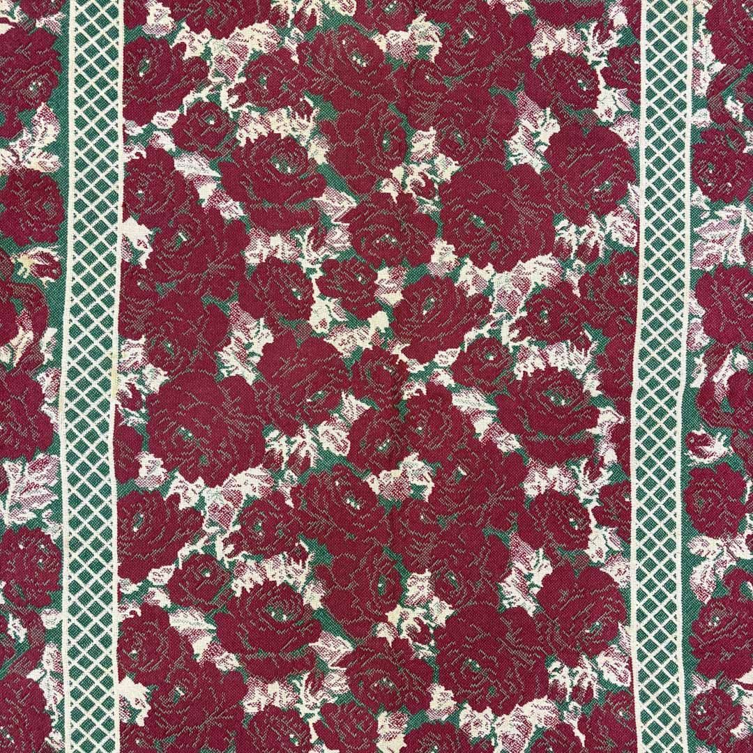 vintageラグ カーペット バラ チェック 総柄 1879 vintageラグ カーペット バラ チェック 総柄 1879 【公式通販】