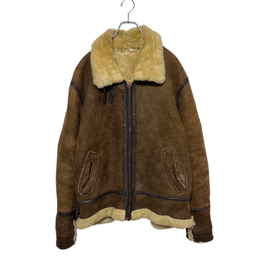 おっち〜 【B-3/MA-1タイプ/リアルムートン/フライトジャケット】 ☆オーストラリア産ムートン B-3フライトジャケット☆S～3XL