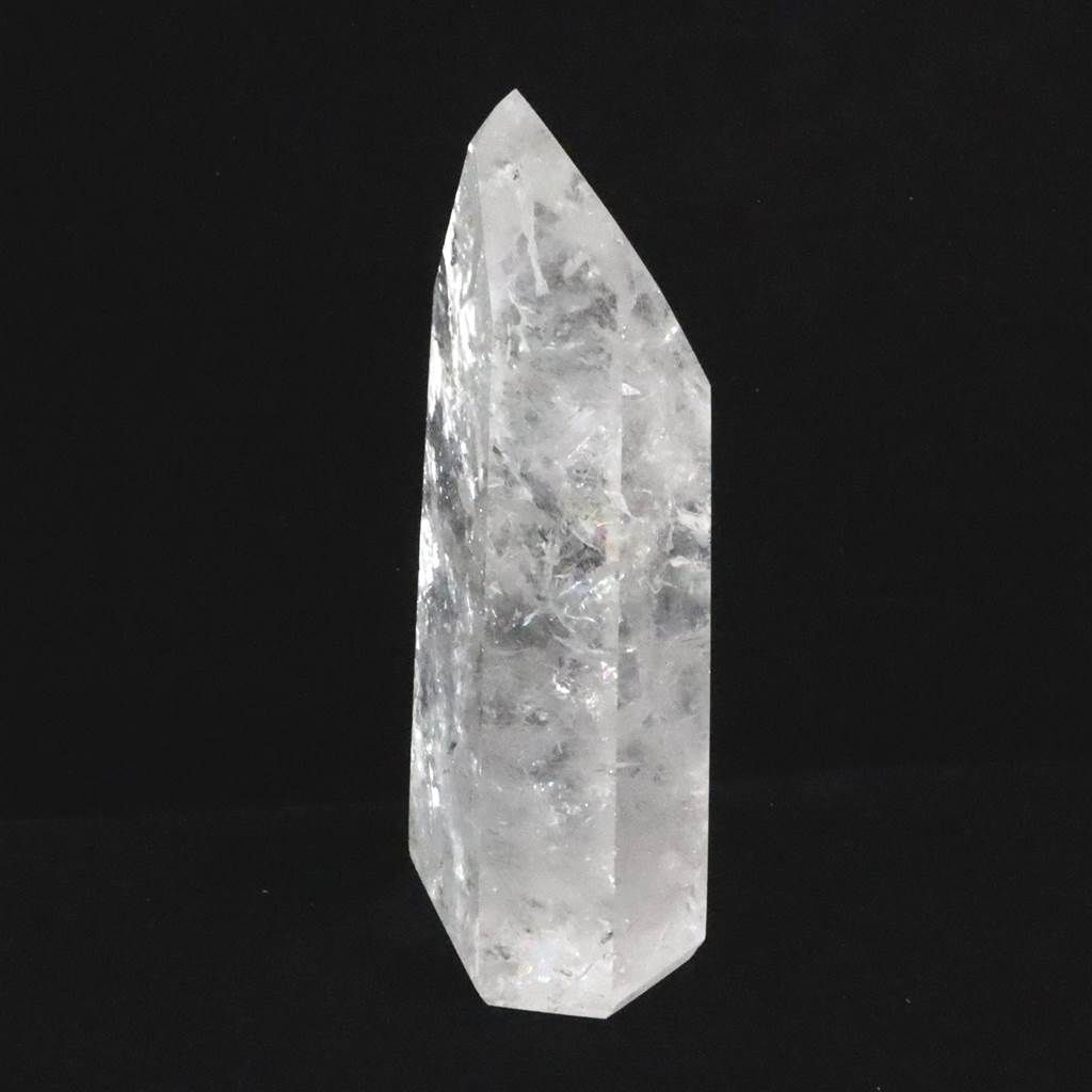ブラジル産 レムリアンシード 116mm 水晶 磨きポイント レインボー