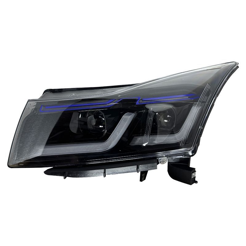 09-14年式シボレー クルーズ対応 LED日行灯 流れるウインカー付 双透鏡大灯総成 左右セット