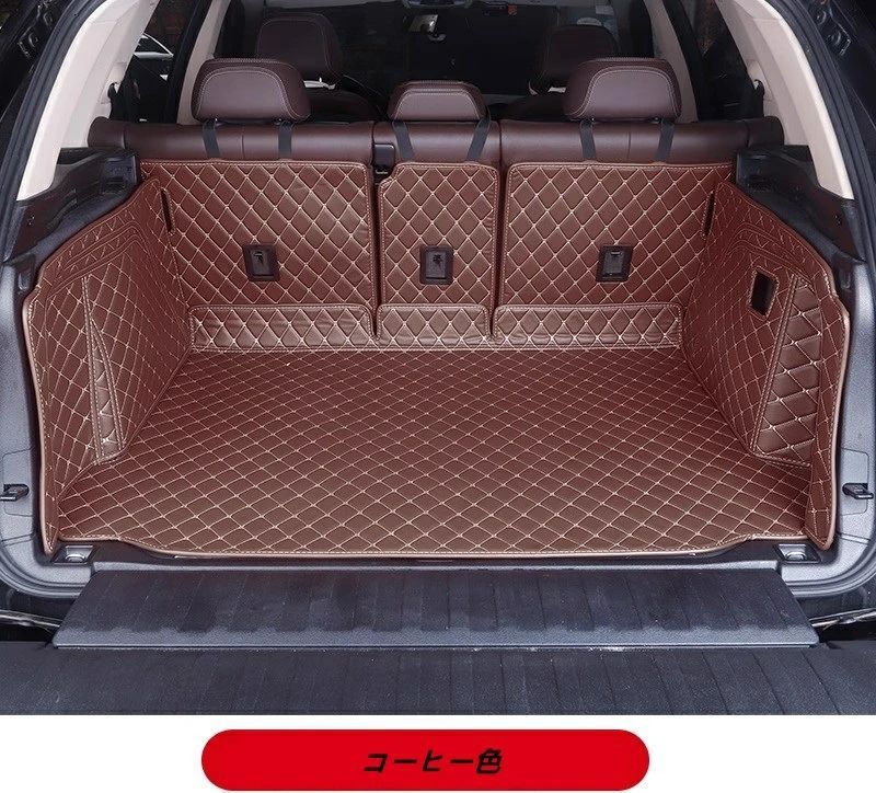 BMW X5 F15 5人乗り 車のトランクマット 防水 カーゴマット ラゲッジマット レザートランクトレイ 6個 3色選択
