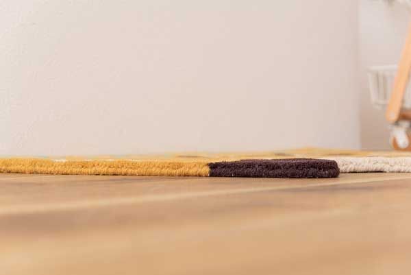 ウールのアニマルアクセントラグ