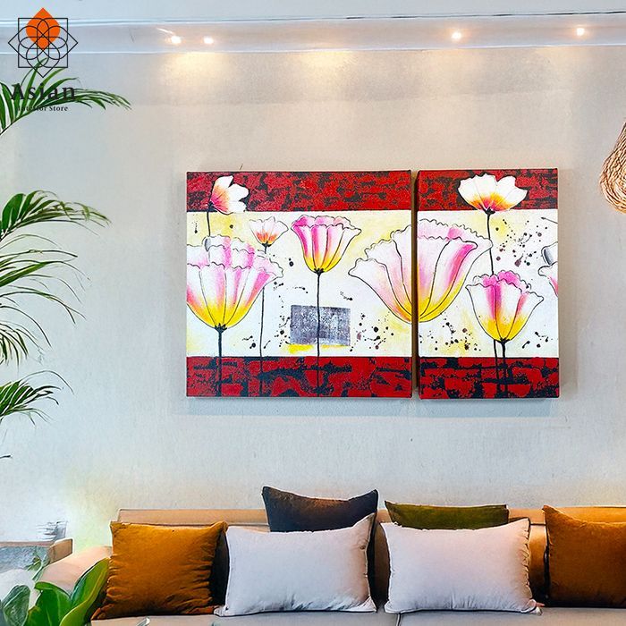 絵画 インテリア 花 アートパネル 花の絵 北欧 ハワイアン 壁掛け 玄関