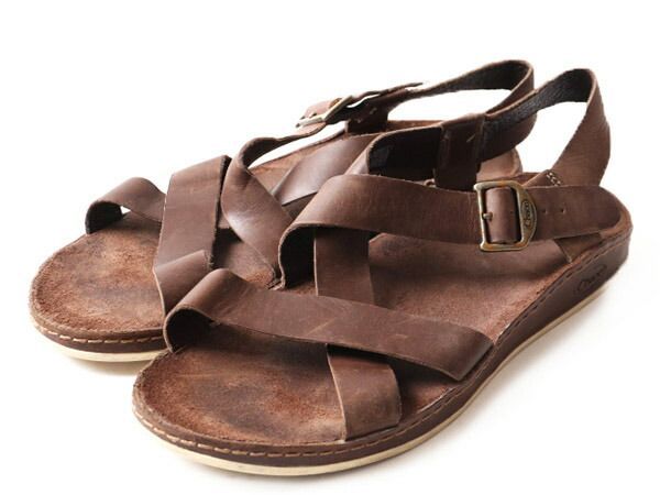 希少廃盤 Chaco ウェイファーラー フルグレインレザーストラップサンダル美品 希少廃盤 Chaco ウェイファーラー フルグレインレザーストラップ