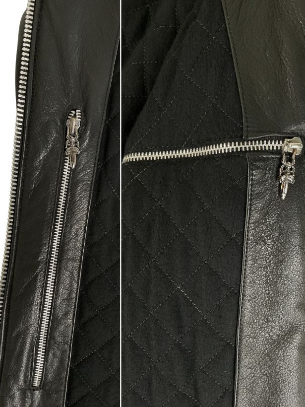 美品 CHROME HEARTS クロムハーツ S ブラック×シルバー パーフェクト