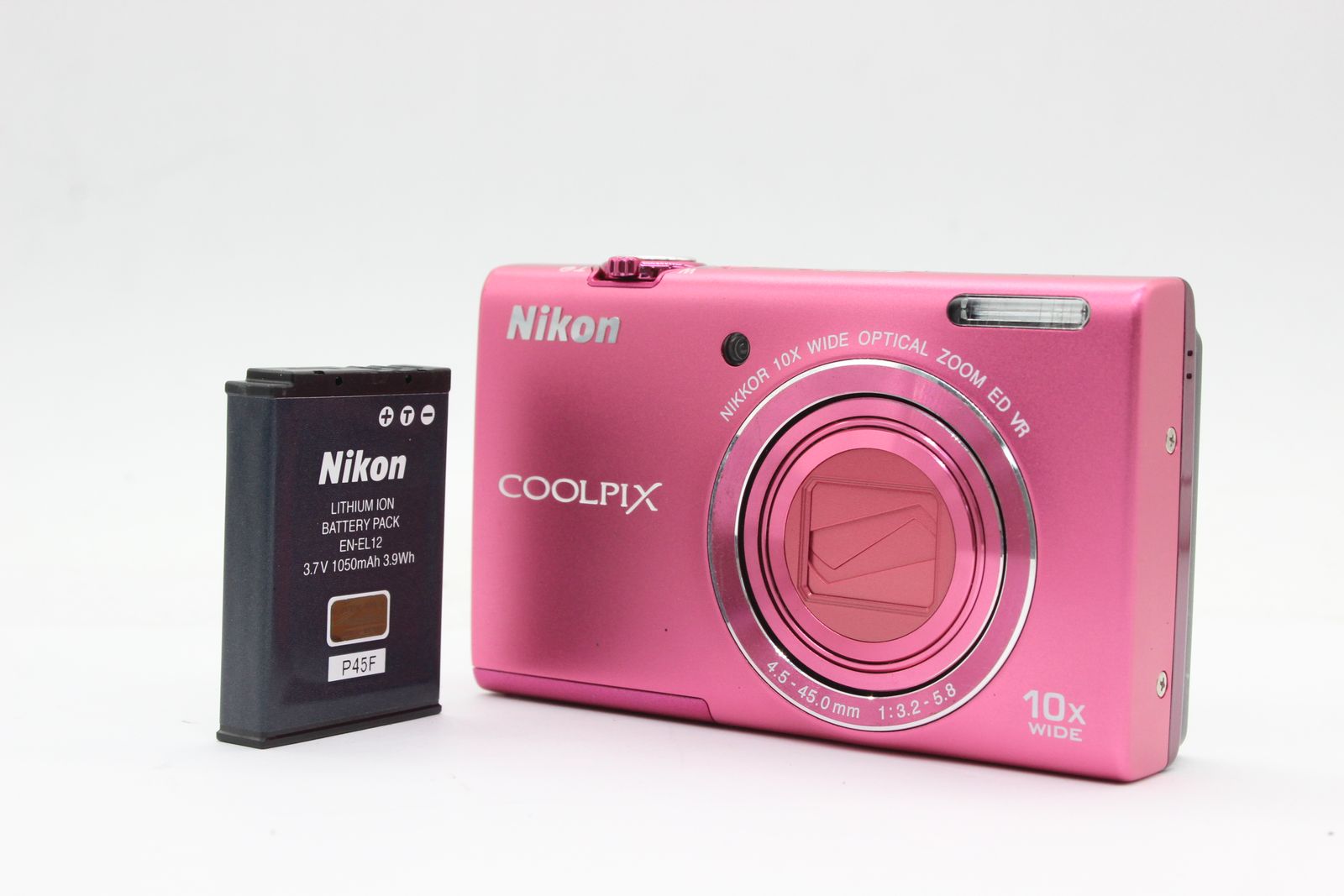 返品保証】 ニコン Nikon Coolpix S6200 ピンク Nikkor 10x Wide