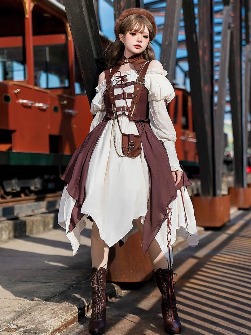 VISIBLE REIKO MATSUYAMA 姫袖フリルレースワンピース VISIBLE REIKO MATSUYAMA 姫袖フリルレースワンピース