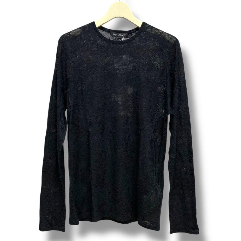 OUR LEGACY 24AW REGULAR LONGSLEEVE Black Romantic Thermal