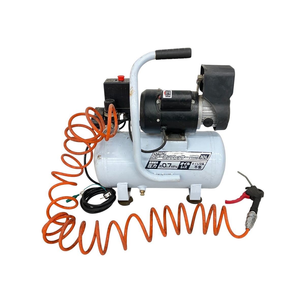 高儀 EARTH MAN ACP-10A オイルレス エアーコンプレッサー 10L 約 0.7mpa 静音タイプ K10453400