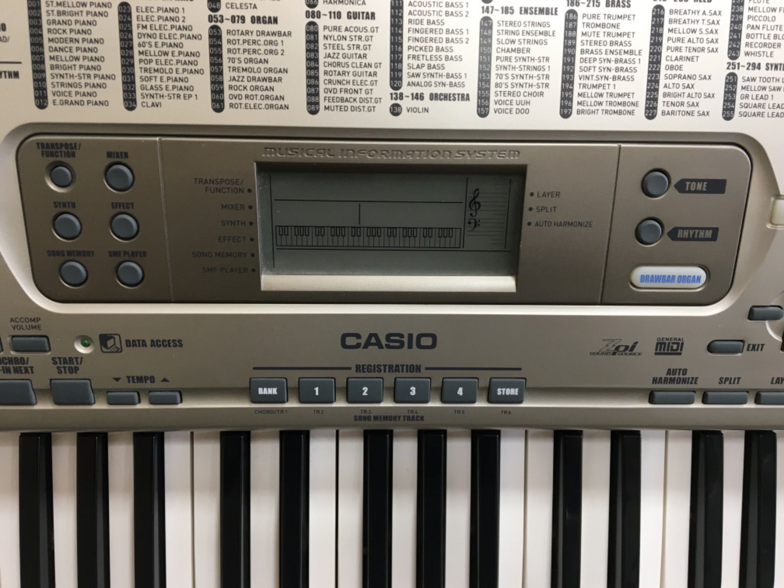 美品 CASIO 電子ピアノ キーボード CTK-900 シンセサイザー機能あり 