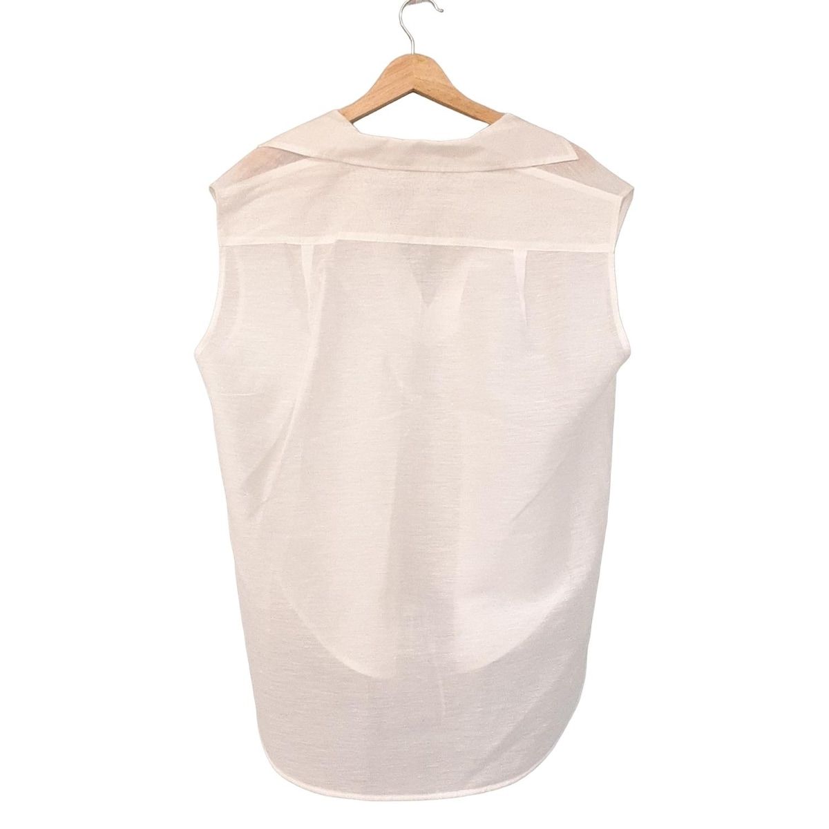 Conte コンテ ノースリーブカットソー レディース - 白 シースルー