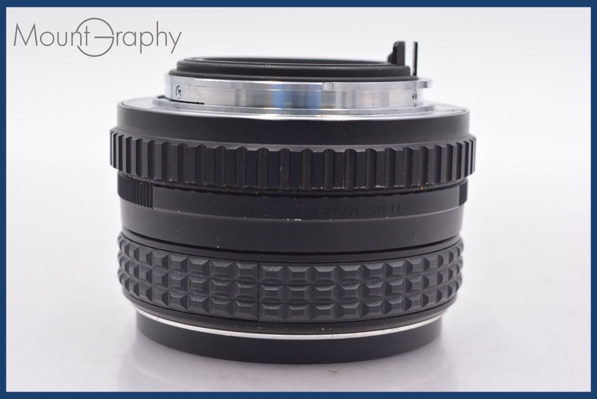 品质保障があります! ペンタックス PENTAX SMC PENTAX 55mm F1.8 前後キャップ-レンズフィルター付 完動 同梱可 mj5467