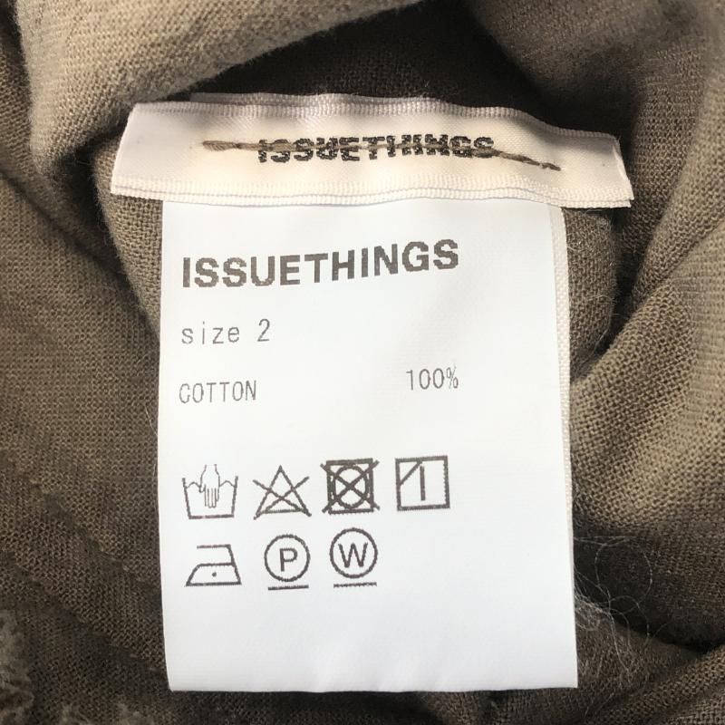 中古】ISSUETHINGS ノーカラージャケット 2 グレー イシュー