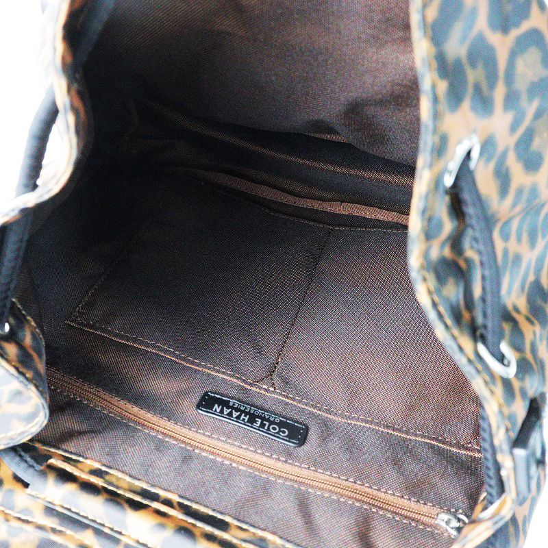 極美品 コールハーン COLE HAAN ナイロン フラップ バックパック  