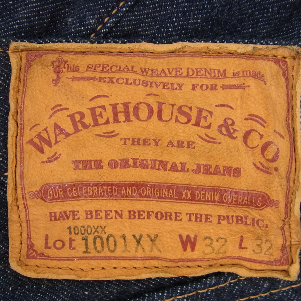 WAREHOUSE ウエアハウス 1001XX(1000XX) センターループずれ