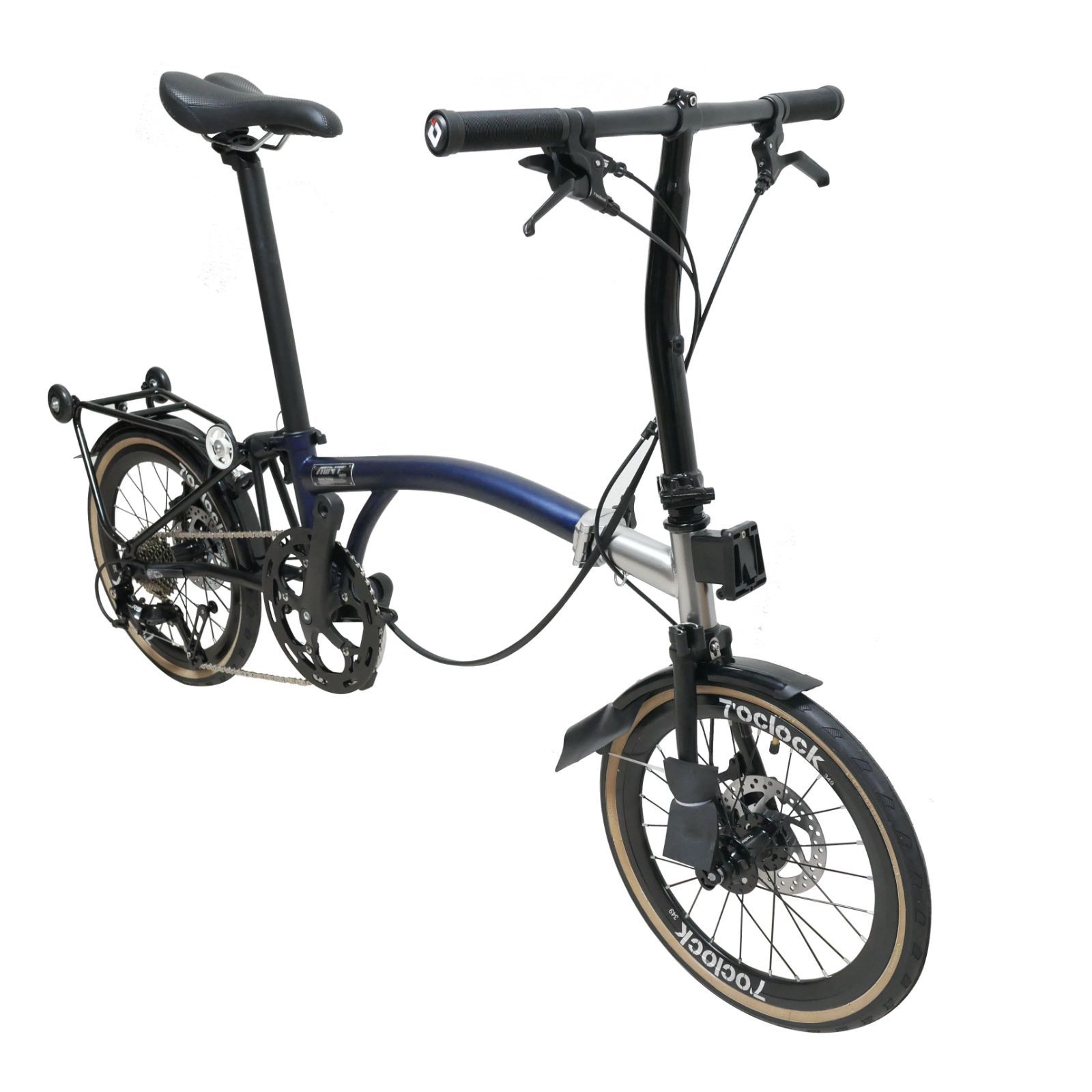 MINT BICYCLE 折り畳み自転車 BROMPTON風 サムライブルーL - メルカリ